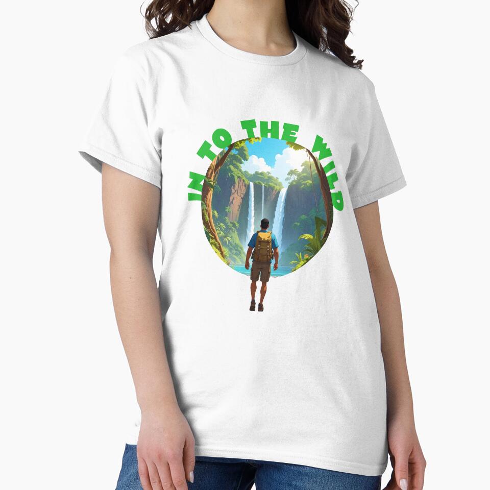 IN TO THE WILD ADVENTURE T SHIRT by Sharpy-X