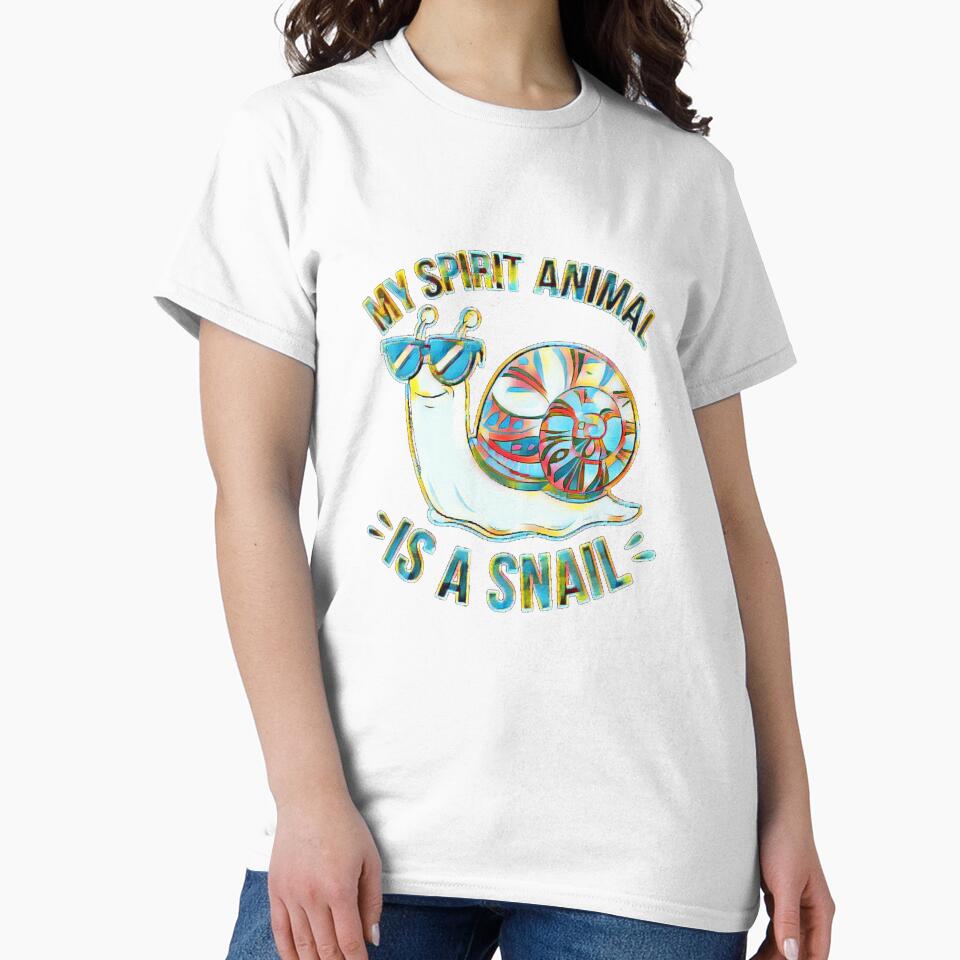 My Spirit Animal Is a Snail  Slow Life Quote #4 by creativerooney