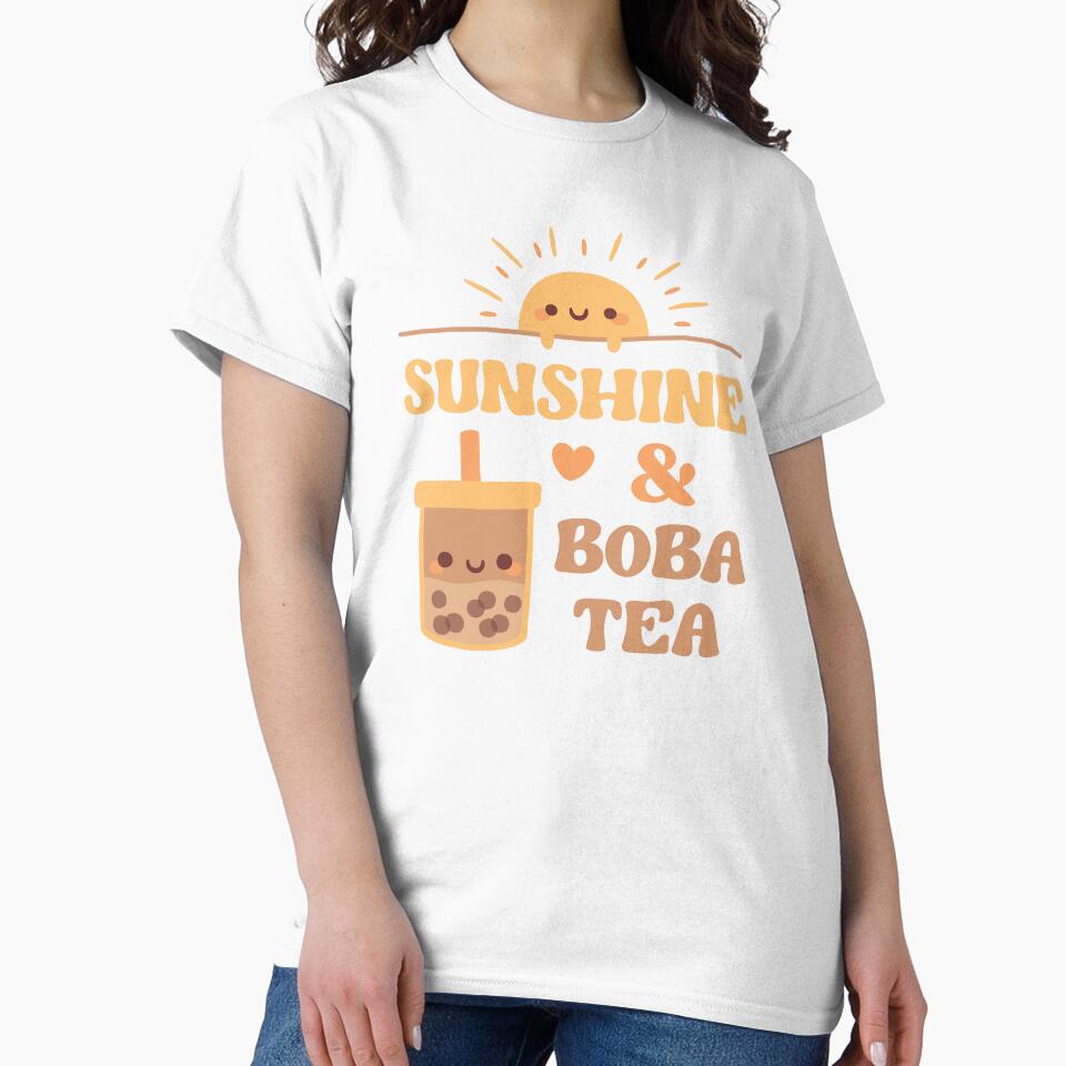 Cute Love Sunshine And Boba Tea by rustydoodle