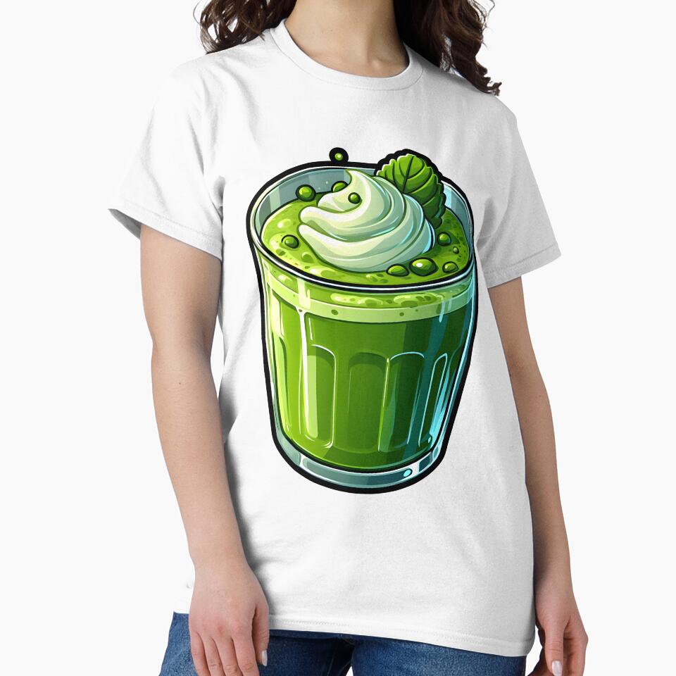 Matcha Latte – Minimal Green Tea Drink Illustration with Calm Aesthetic by BobaBunny76