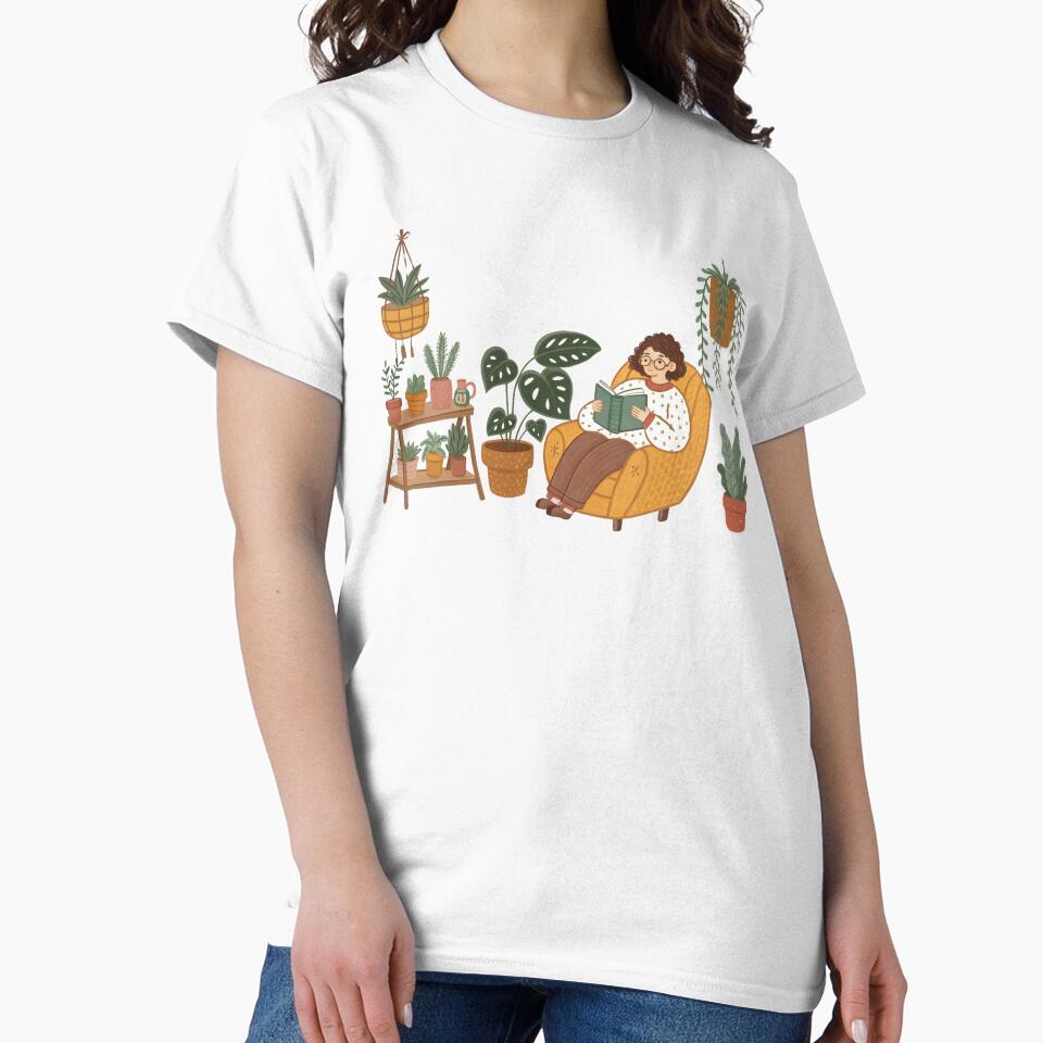 Sorry I Have Plans With My Plants - Cozy Introvert Plant Mom Gift by Karma Arts