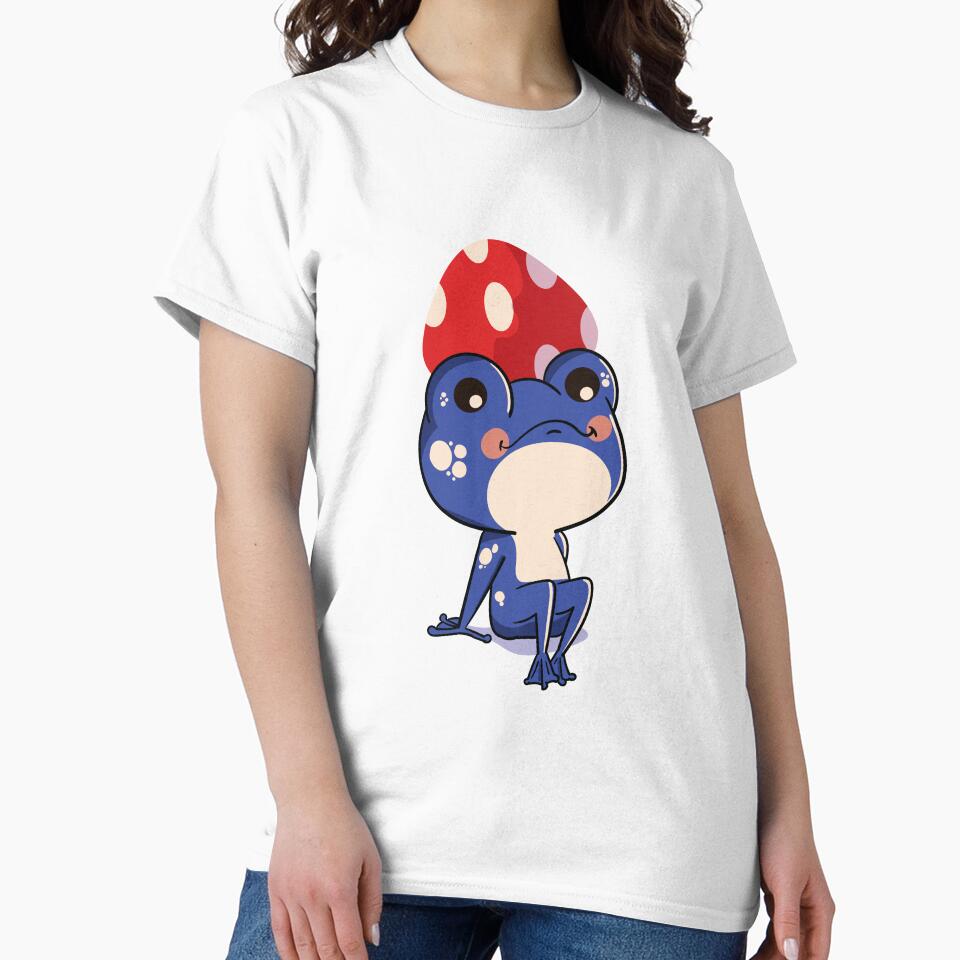 Bleu Frog with Mushroom Hat Cute by Rima-Store-19