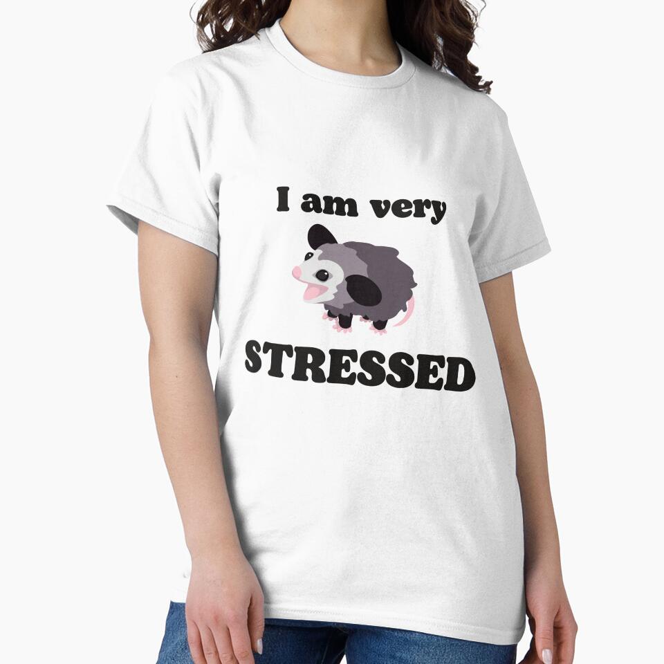 cute opossum is very stressed by Lindsey Sheets