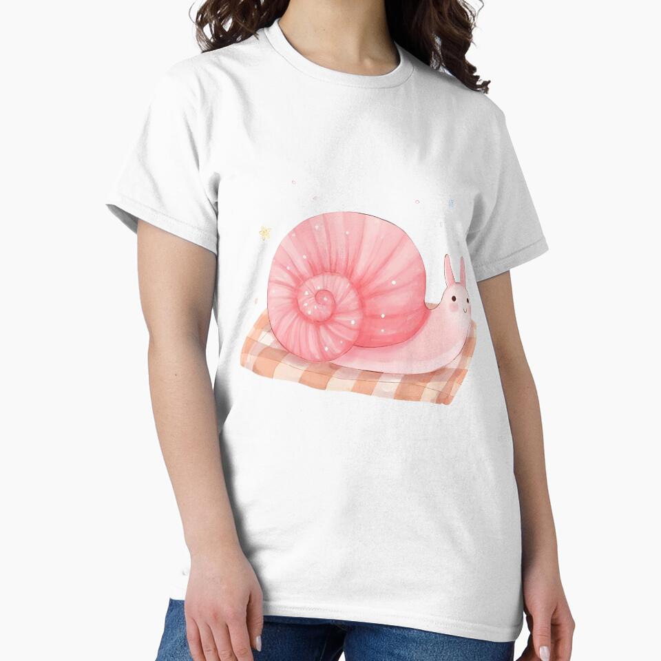Strawberry Snail Picnic by NovaDraftStudio