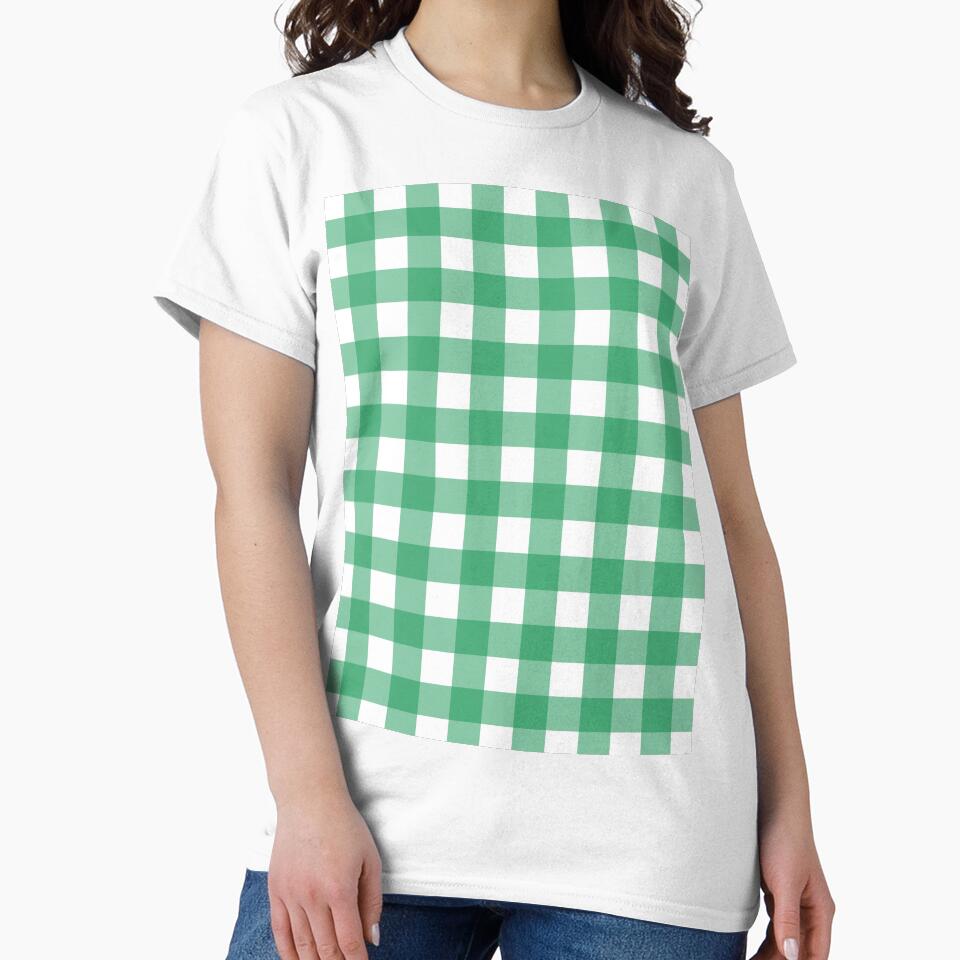 Green Gingham Pattern by Zaya_art