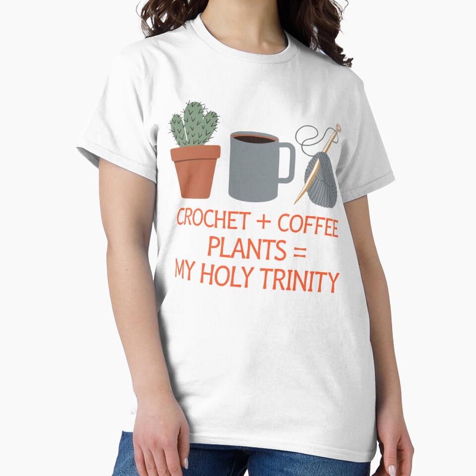 CROCHET + COFFEE + PLANTS = MY HOLY TRINITY by FrameFlow