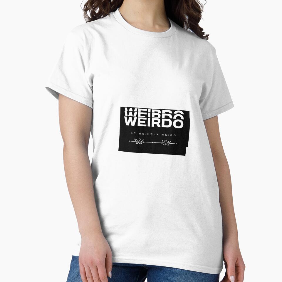 Be Weirdly Weird | Bold Weirdo Typography Design by MissLotusStudio