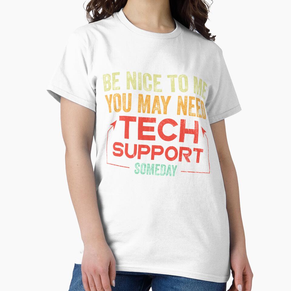 Funny Tech IT Profession Support Novelty Joke by DesignoresLTD