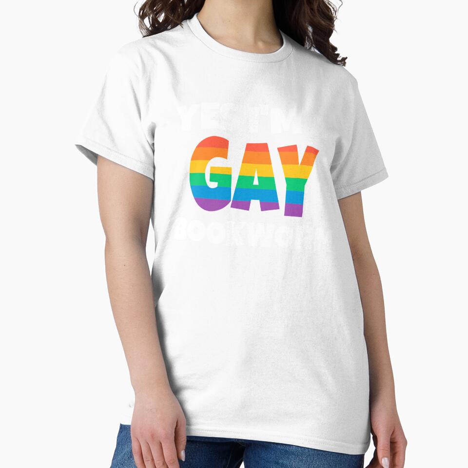 Rainbow Gay Bookworm Yes I am by razvigod