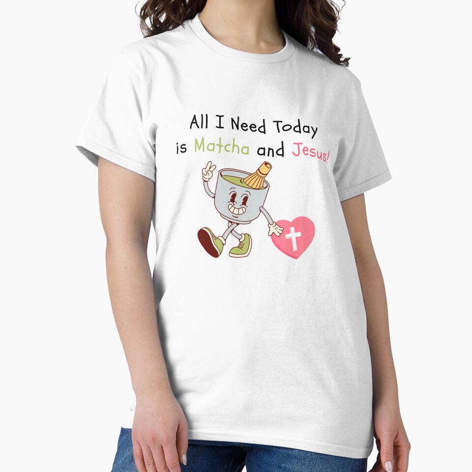 Matcha and Jesus- Cute Christian Quote by Bacon156
