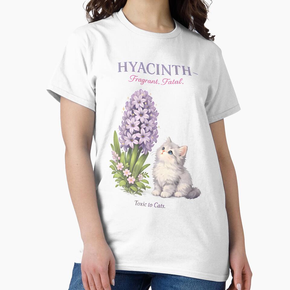 Hyacinth – Fragrant but Fatal | Toxic Plants for Cats Veterinary Awareness Design by Bettybee00