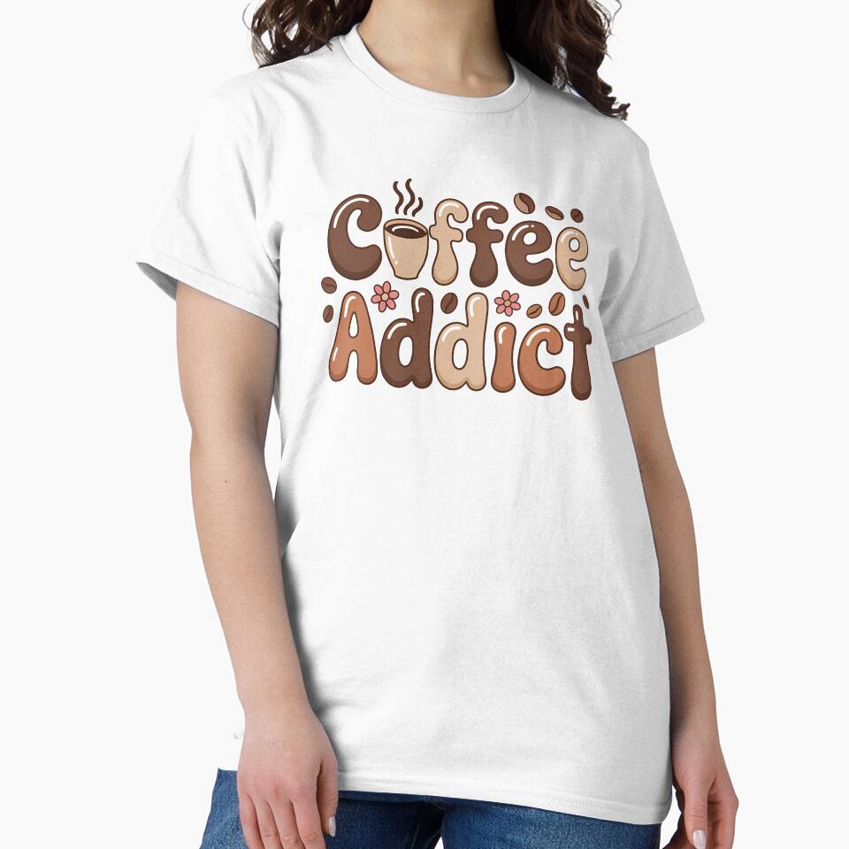Coffee Addict Quote by KD Merch