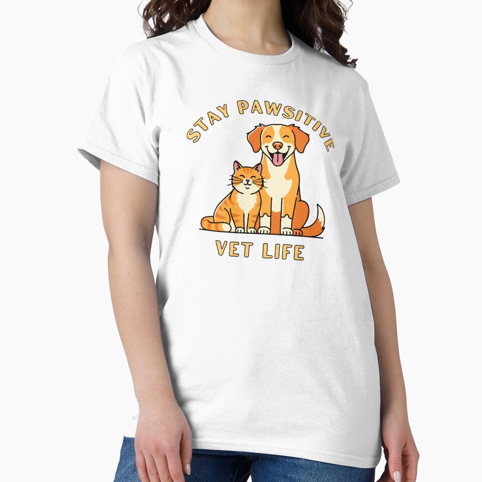 Stay Pawsitive Vet Life by Comfy Creations