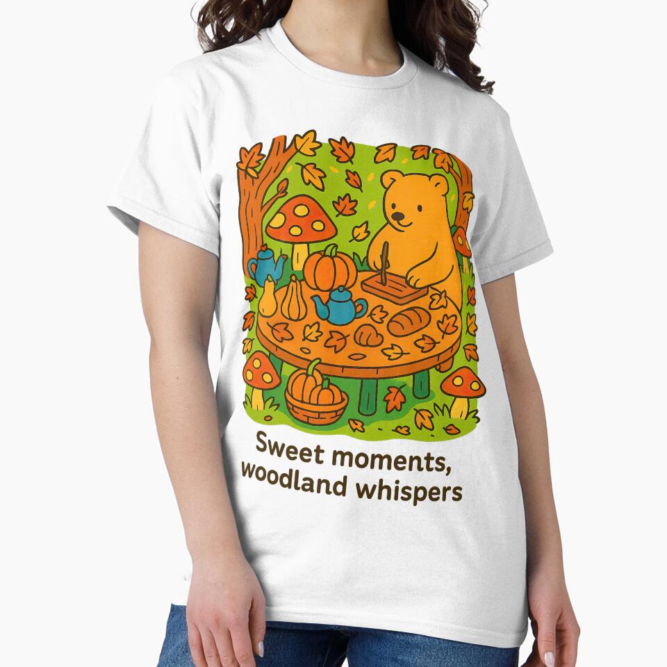 Autumn Bear Picnic by Drip stamp