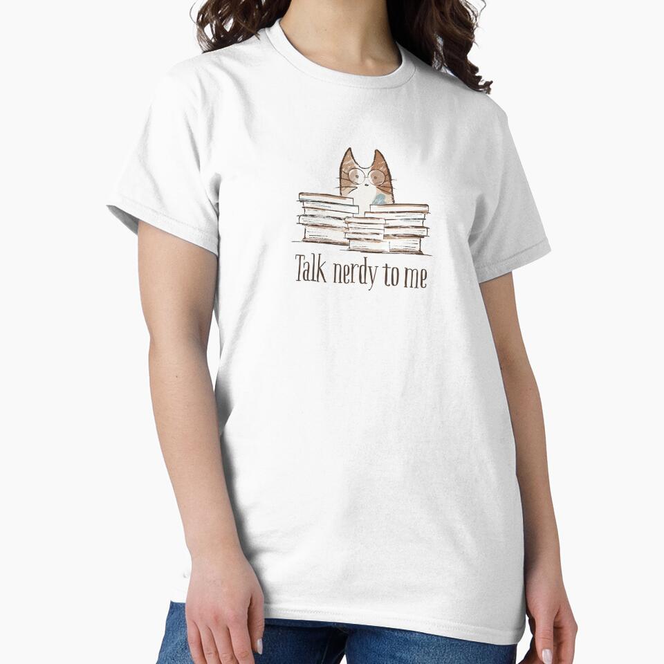 Talk nerdy to me by Tehom Center Merch