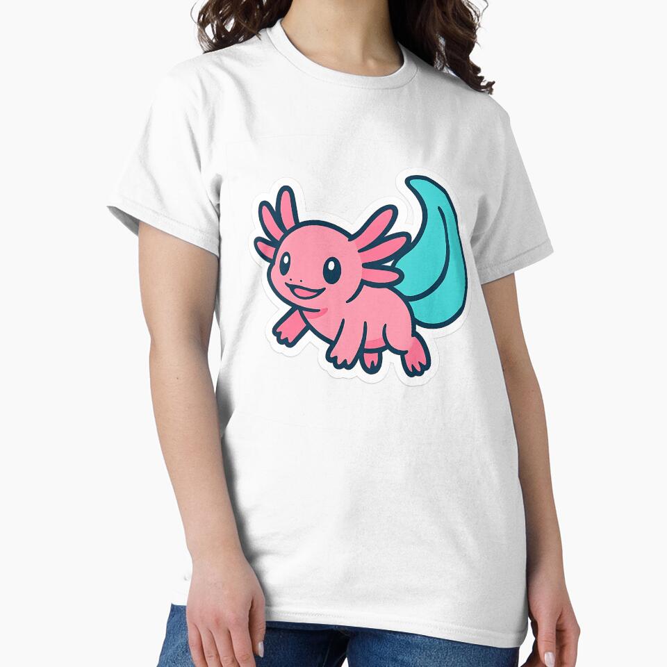 Adorable Anime Axolotl by Anime and 90s Style