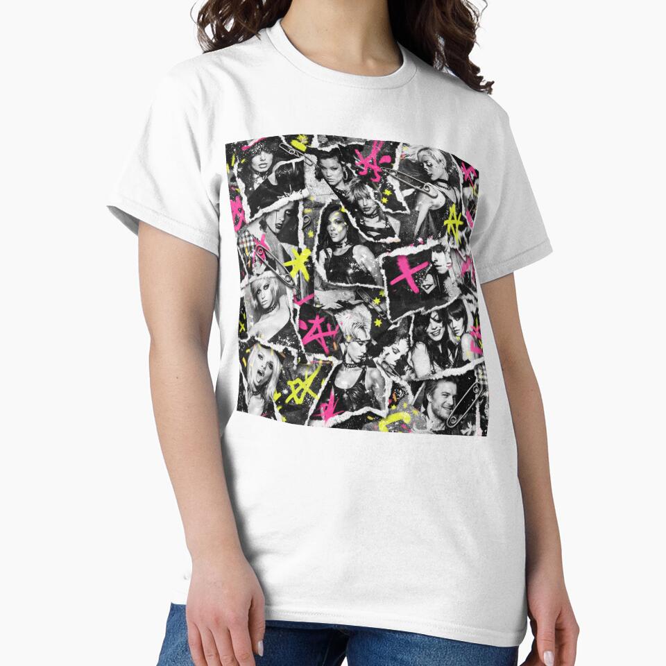 Punk DIY Torn Magazine Zine - Ripped Fashion Anti-Aesthetic Rebellion T-Shirt by goodcrystals