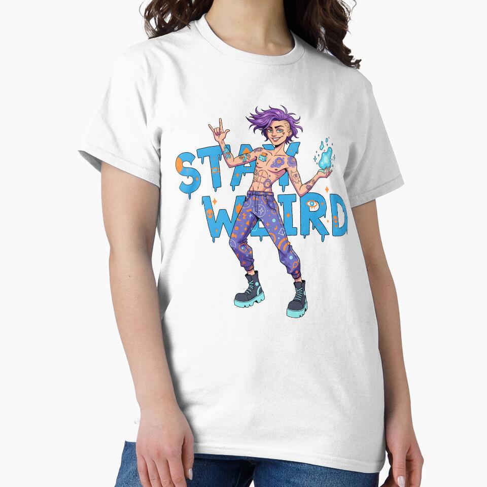 BEST SELLER Stay Weird Gift for Creative Adults by Gilded Dreams