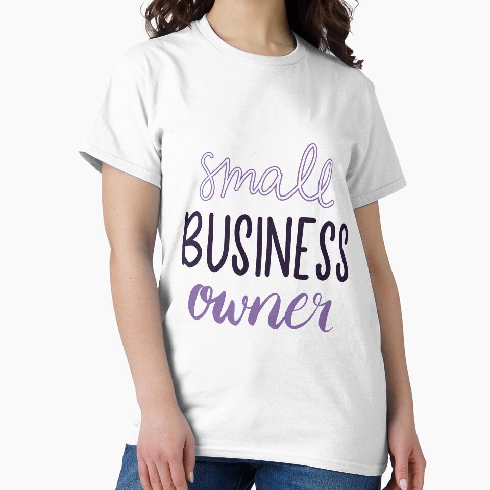 Small Business Owner Hand Lettered Design - Lavender and Purple by annedesignco