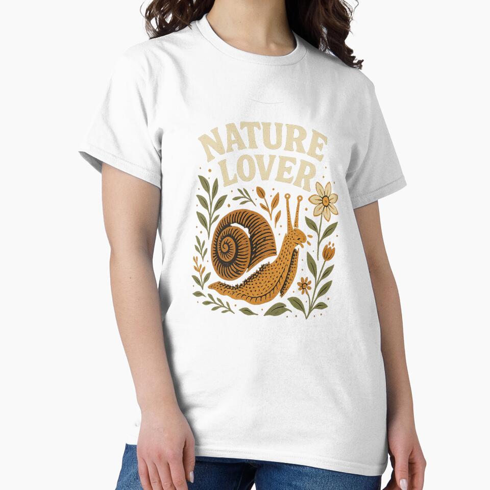 Snail Serenity - Nature Lover by MotasDesigns