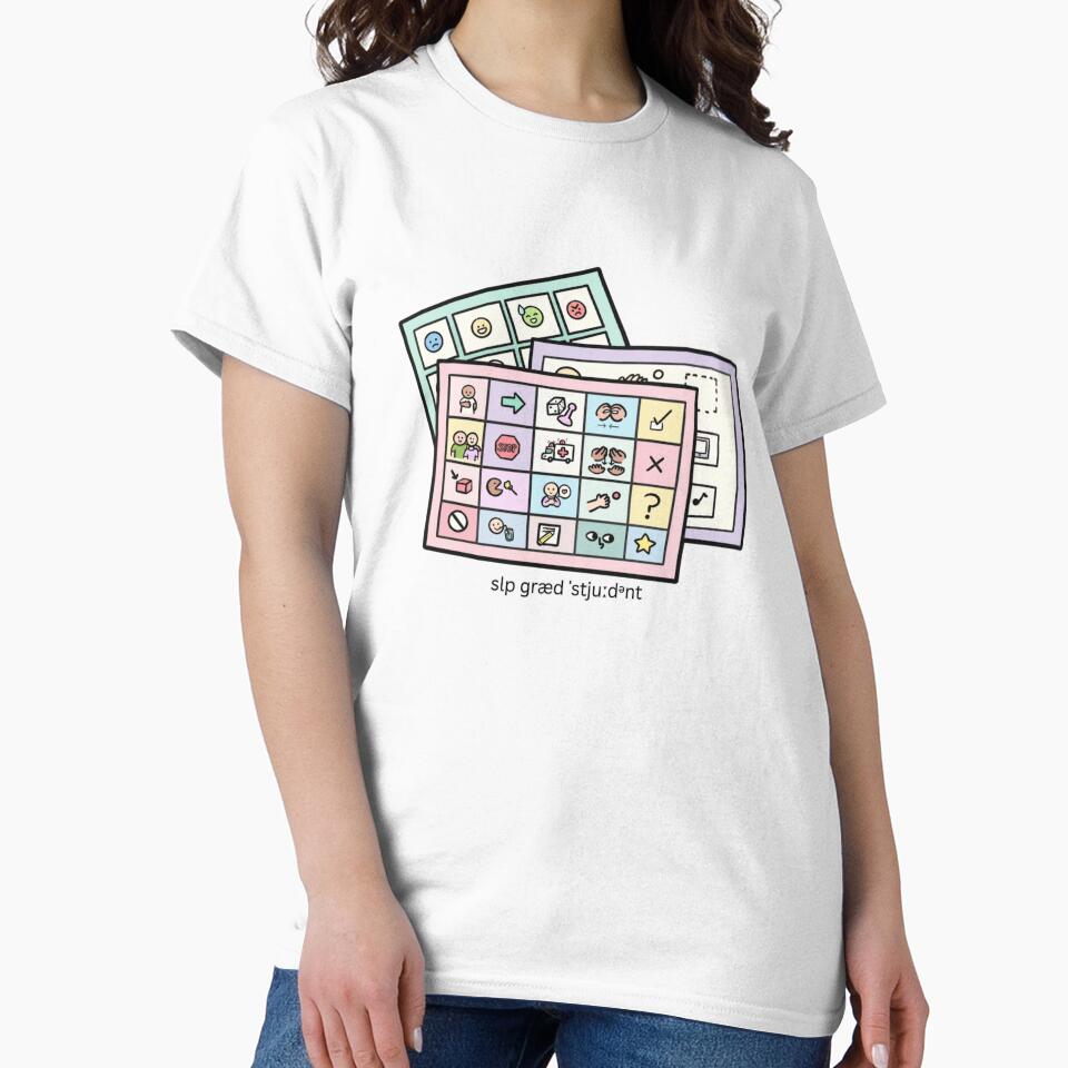 Cute SLP Grad Student AAC Sticker | Speech Language Pathology IPA Design by More-Than-R