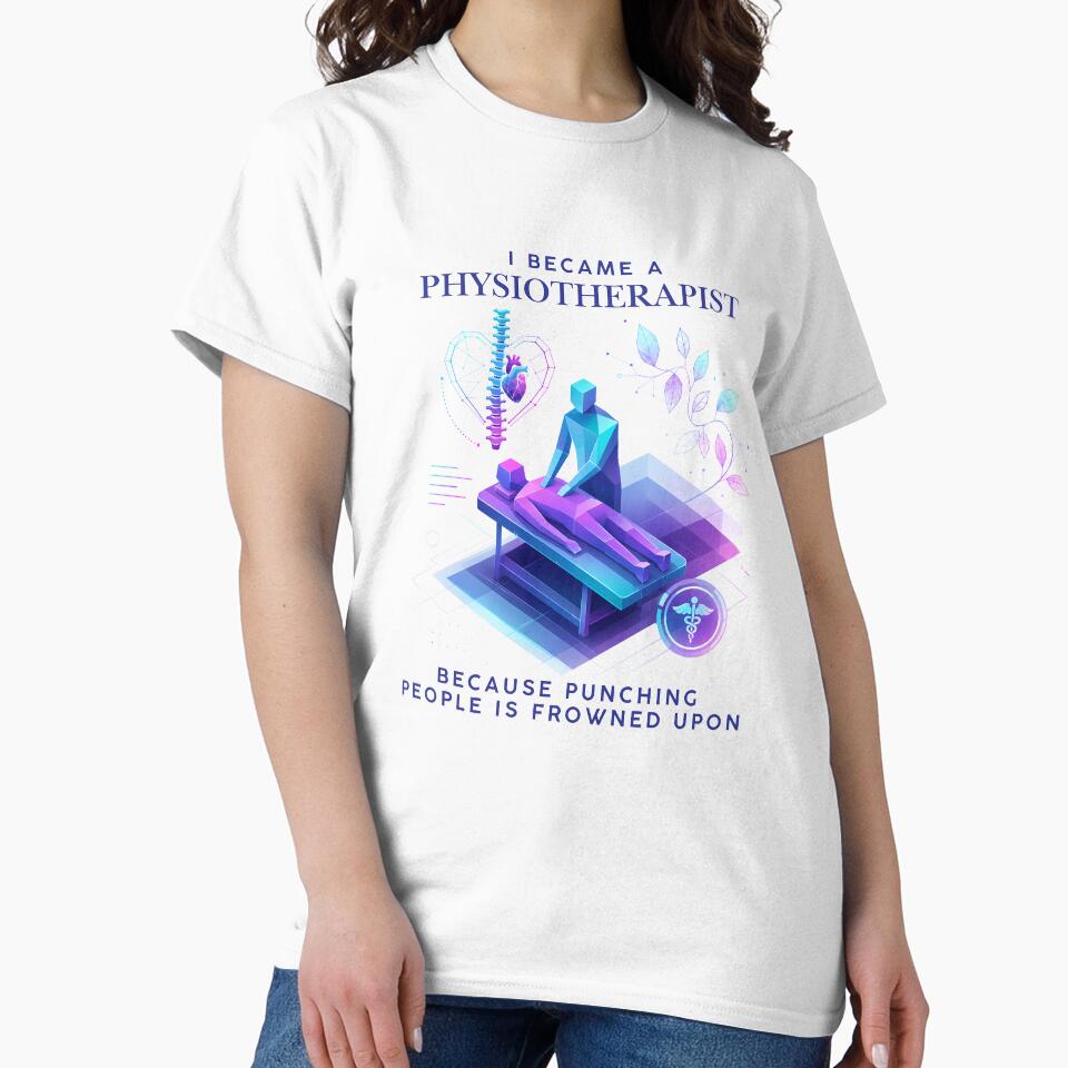 Physiotherapist Funny Quote Modern Isometric Low Poly by Marcelina28