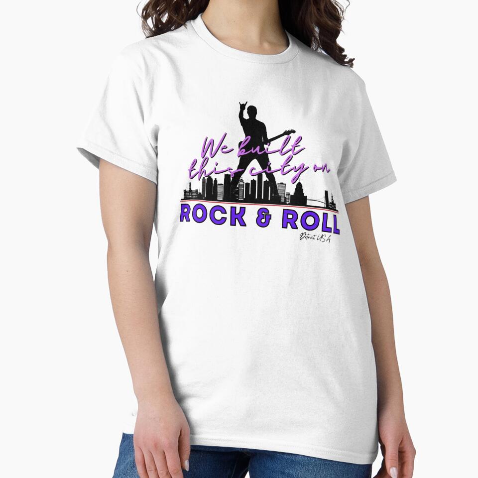 We Built this City - Detroit, Purple by Mean-Musician