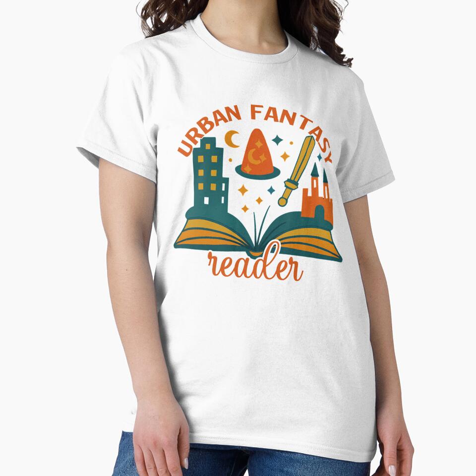Whimsigoth urban fantasy reader Design by CottonandQuill