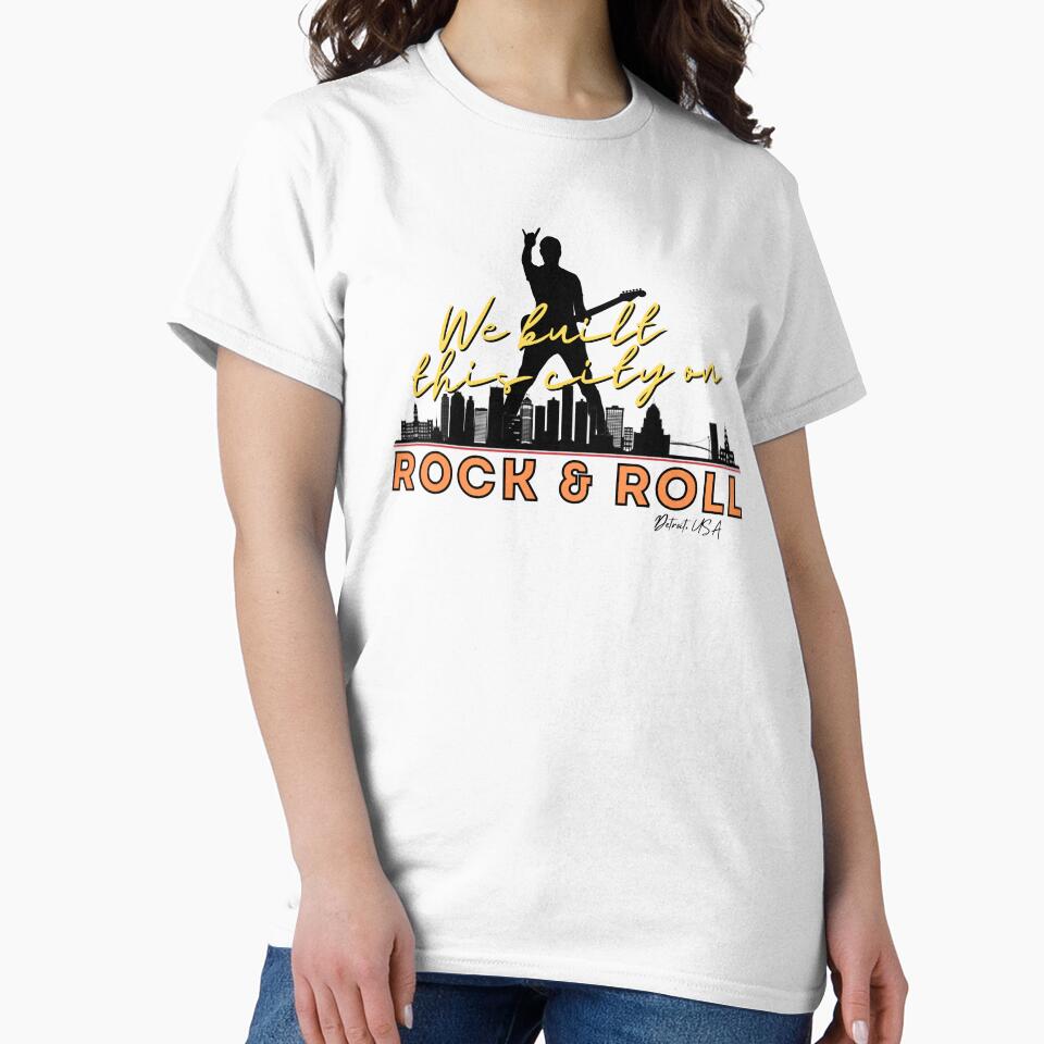We Built this City - Detroit, Yellow by Mean-Musician