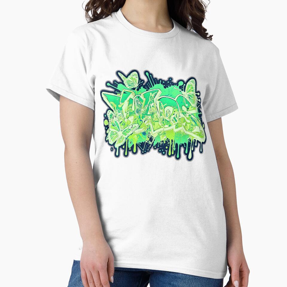 Chaos Graffiti – Neon Acid Butterfly Storm by Chaos2Art