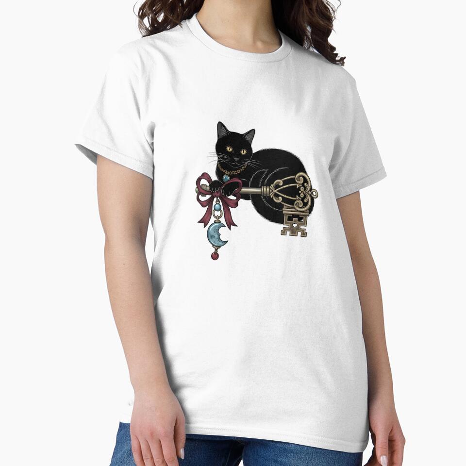 Chapel Key Black Cat by IllumeInk