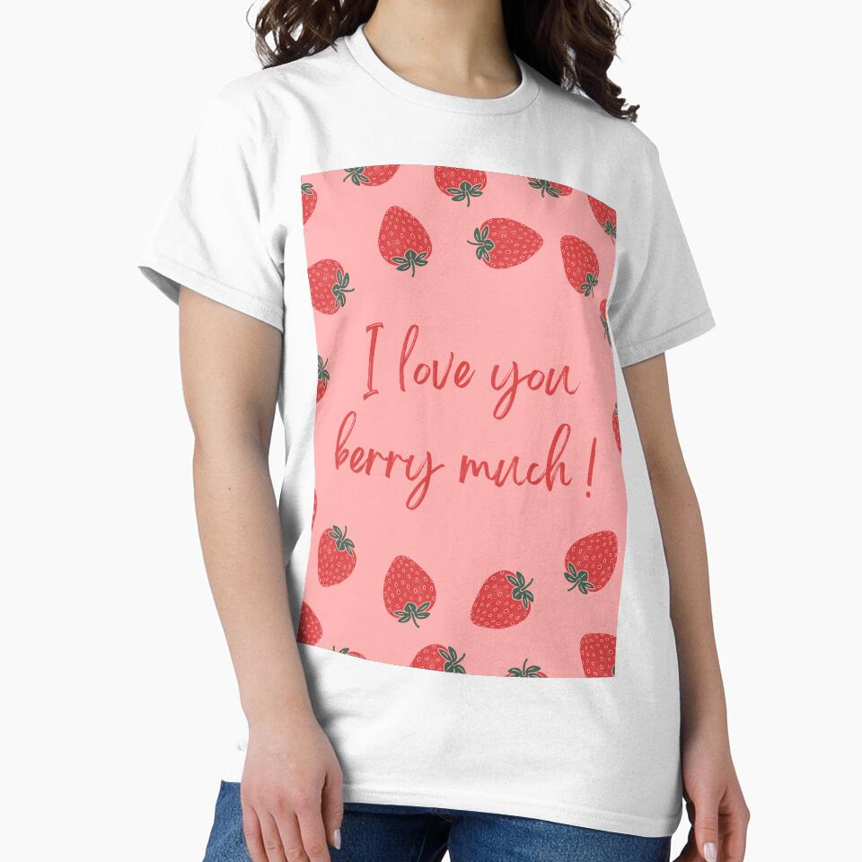 Red I Love You Berry Much! by BillieBroome