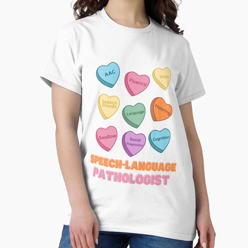 Speech-Language Pathologist Big 9 Candy Hearts by courtaboud