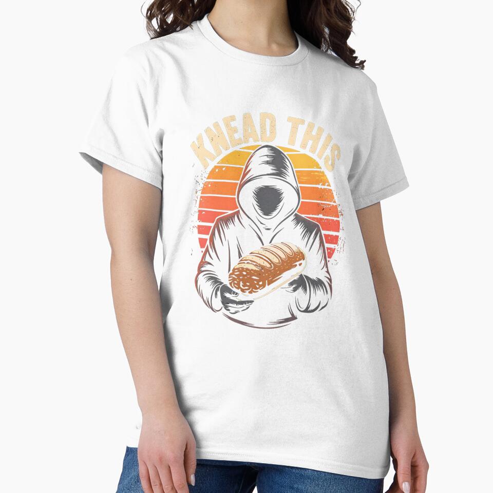 Dark and Funny Bread Pun with Hooded Figure Holding Loaf by Taans-Creation