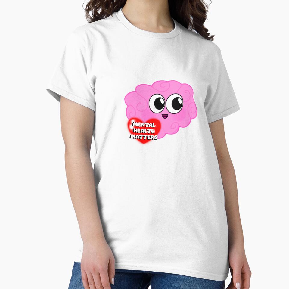 Mental Health Matters Brain by LaurenEhretArt