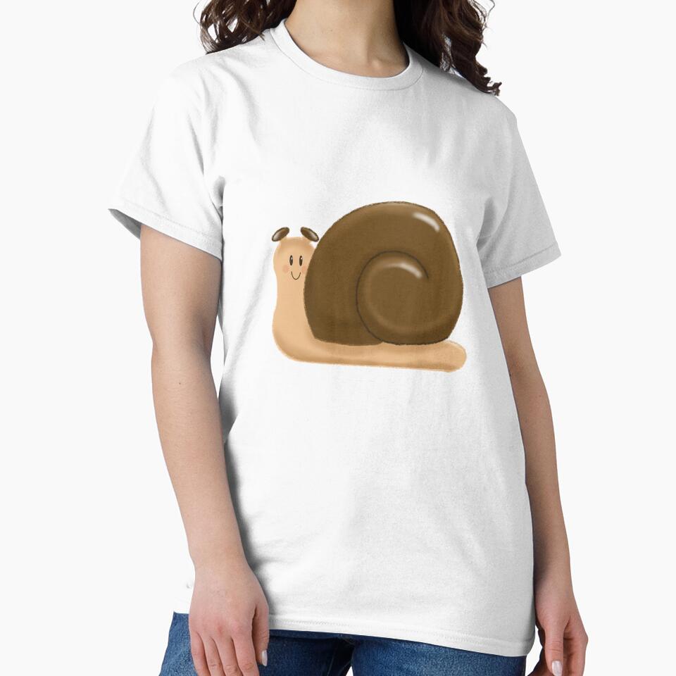 Cute Snail Illustration | Whimsical Forest Friend Art by Sieske’s by Sieske's