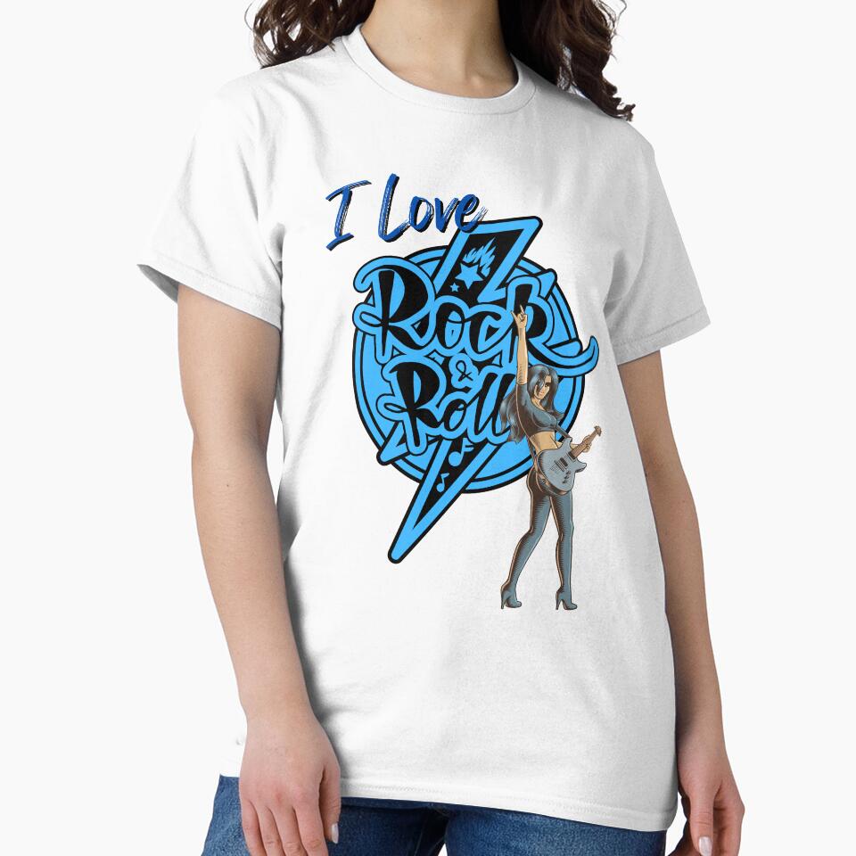I Love Rock & Roll - Lt Blue, Light by Mean-Musician
