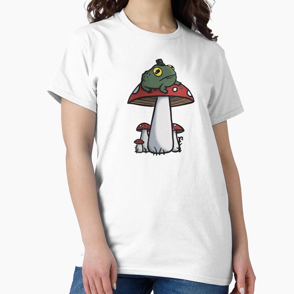 Frog on a Mushroom by LeprosyKing