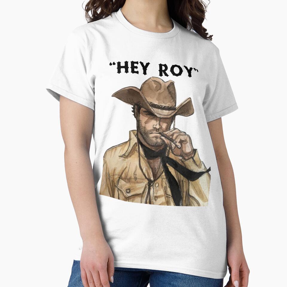 Hey Roy Western Art colorfull man cigarrete by Combatente