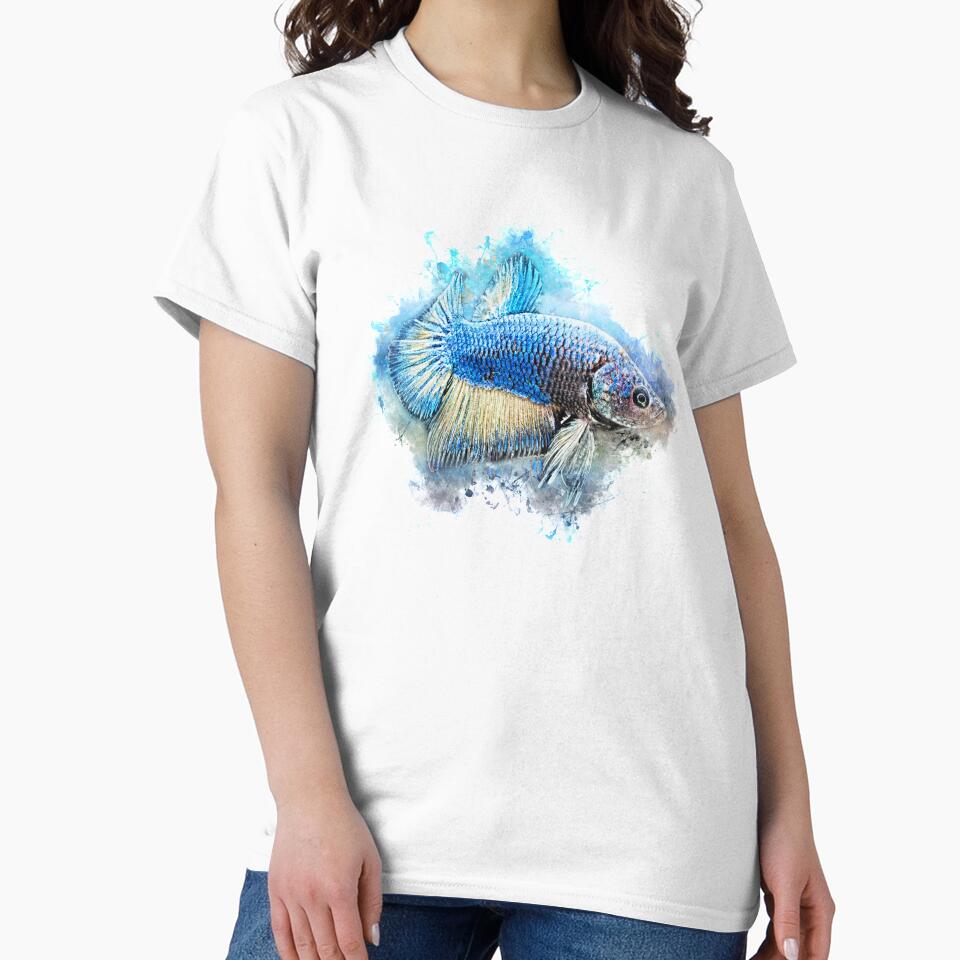 Fighting Fish Dragonscale - Betta splendens by AquariumLutter