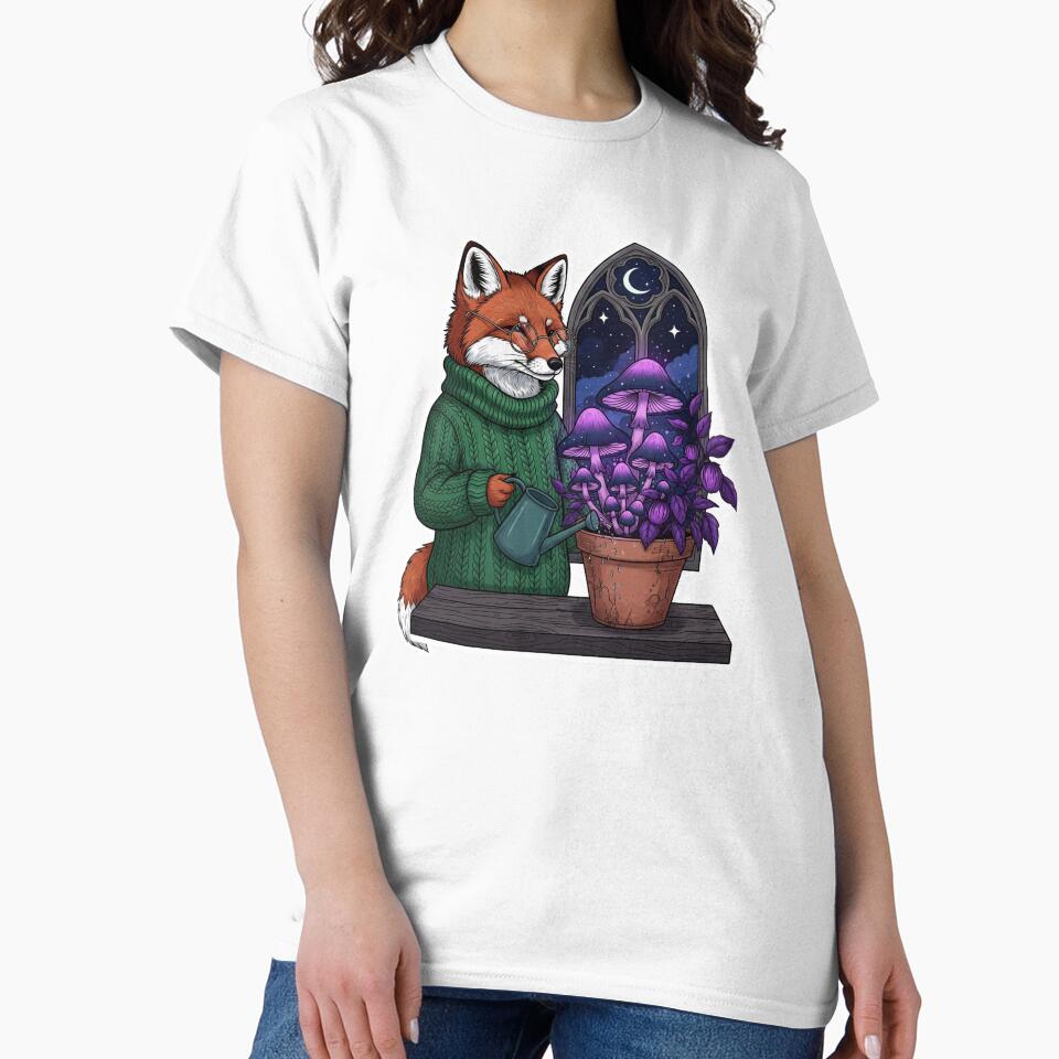 Introvert Fox in a Cozy Gothic Garden Nook by ColorVR
