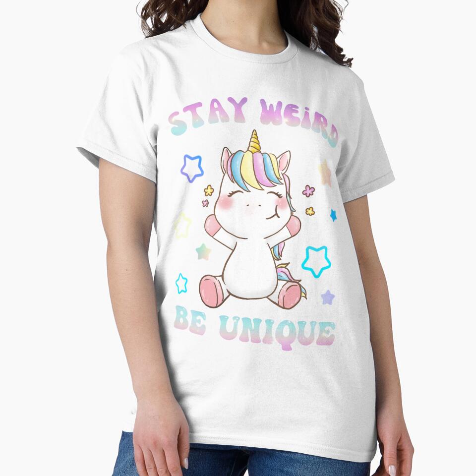 Copy of Stay Weird Be Unique, Individuality Butterfly Design by MWProject