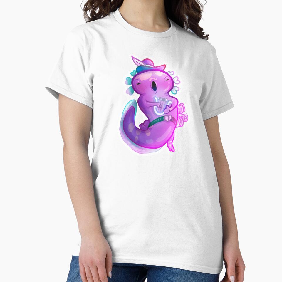 Bard Axolotl, dnd cute class by Thomasmoka