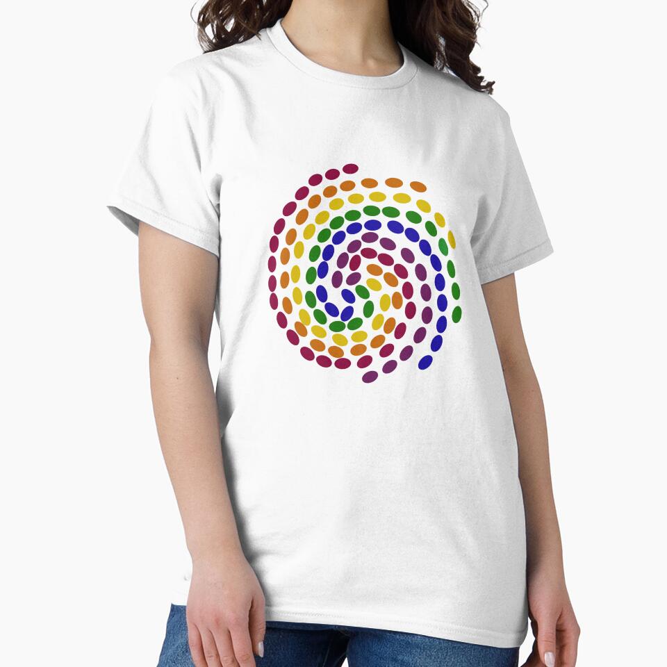 Jewel Tone Rainbow Spiral by EBParsley