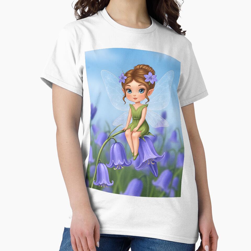 Bluebell Fairy Girl | Kawaii Woodland Charm by SeGoArtDesign
