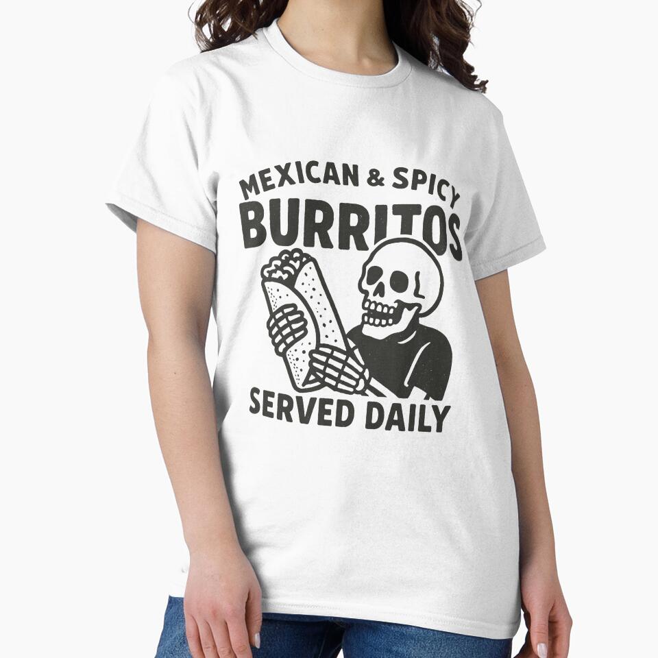 Spicy Burrito Skeleton Served Daily by zzz888