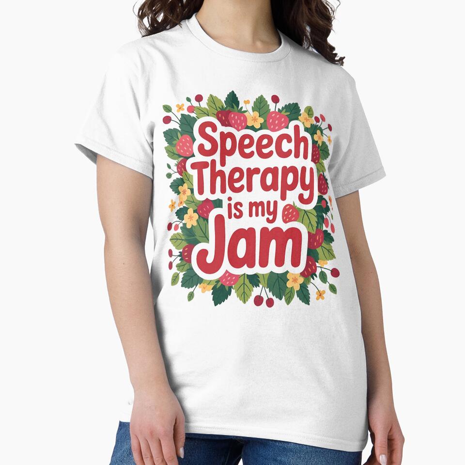 Speech Therapy is My Jam SLP Speech Language Pathology by BLZART