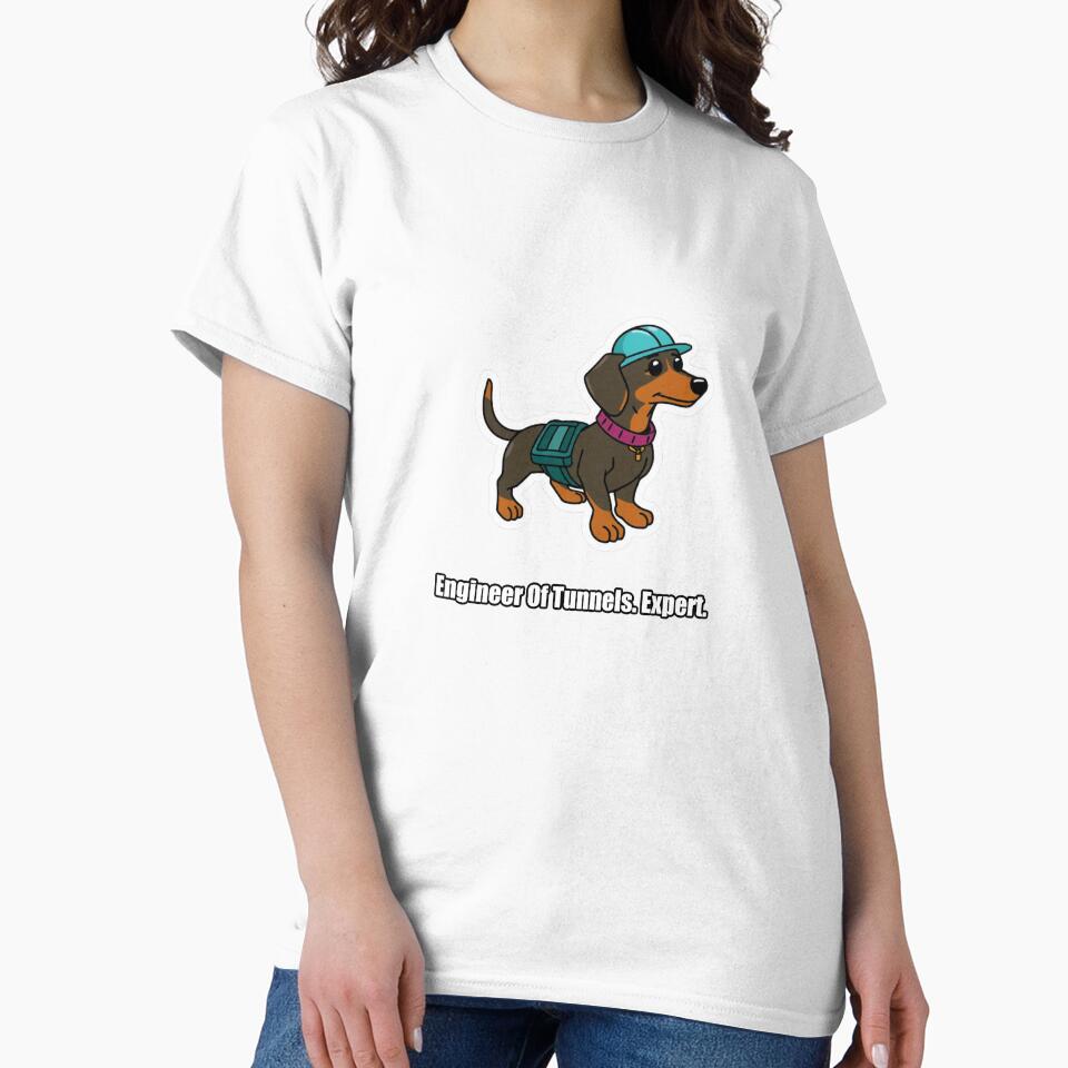 Dachshund - Engineer Of Tunnels Expert - Funny Dachshund Gift by pawdrops