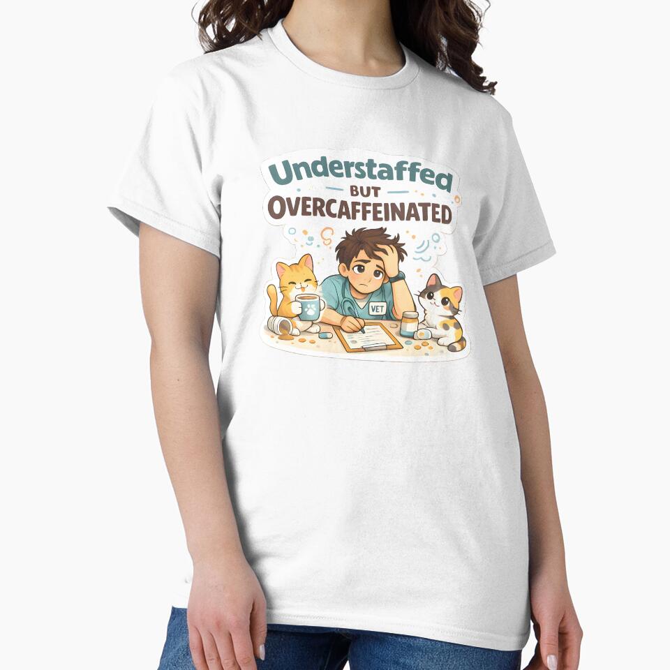 Understaffed But Overcaffeinated Vet Student | Funny Veterinary Clinic Humor by Bettybee00