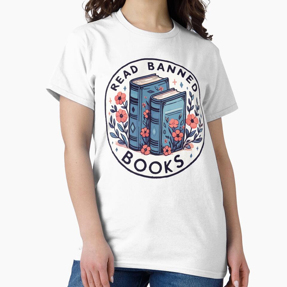 Read Banned Books Flowers by TomFrontierArt